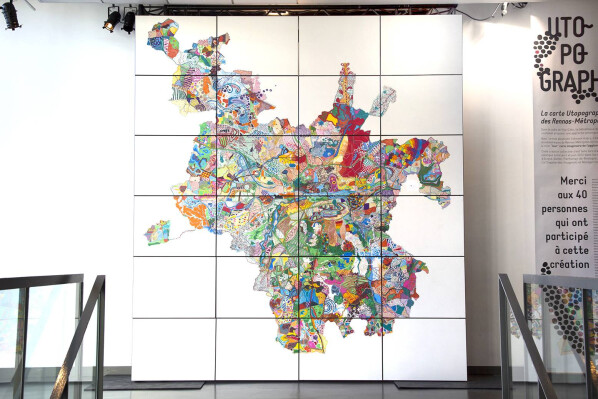 Carte des Renno-métropolitains - Viva-Cité - Rennes - 2012
