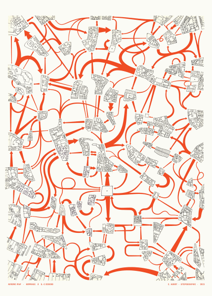 Arrows Map (Hommage à Guy Debord)